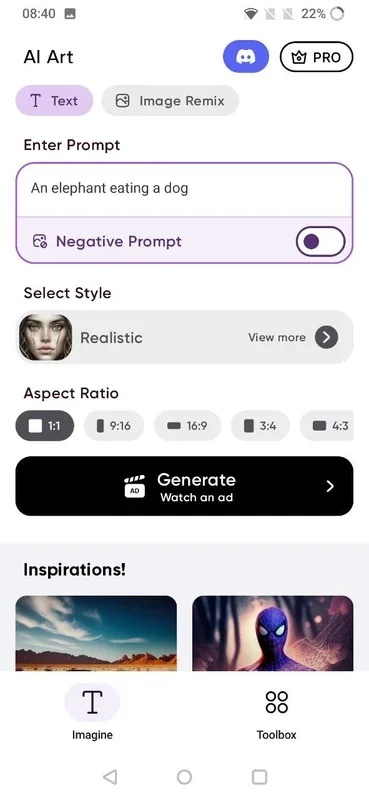 Imagine : AI Art Generator for Android - Create Stunning Images with AI