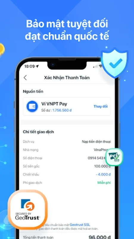 VNPT Money for Android - Secure & Multifunctional E-Wallet