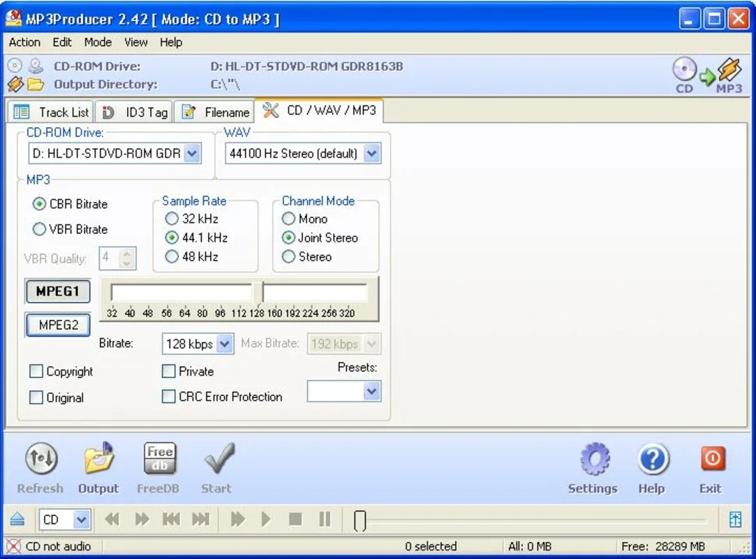 MP3Producer for Windows - Convert Audio CDs Easily