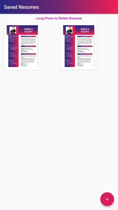 Resume Builder for Android - Create Professional Resumes Easily