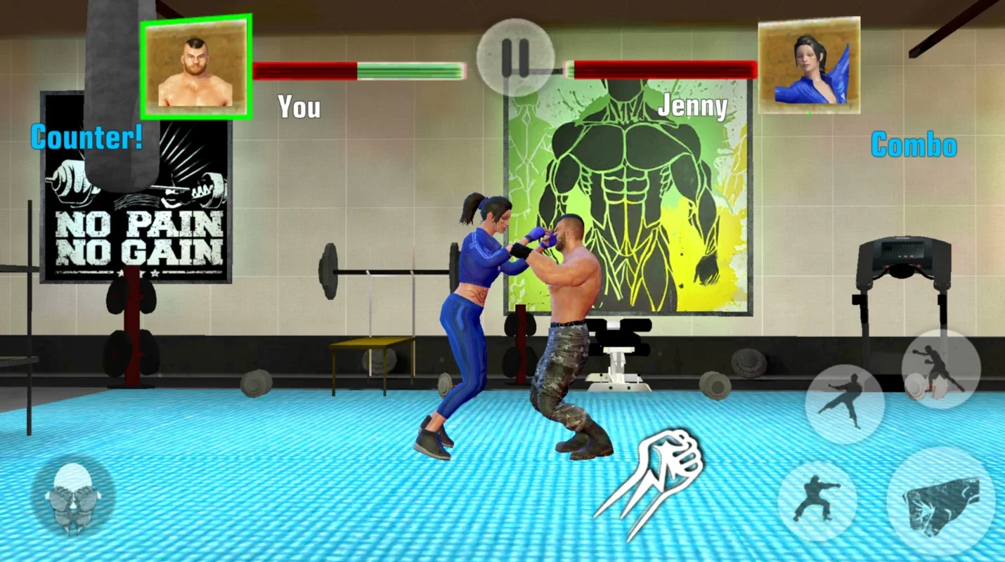 Bodybuilder Fighting Club for Android - Immersive 3D Fights