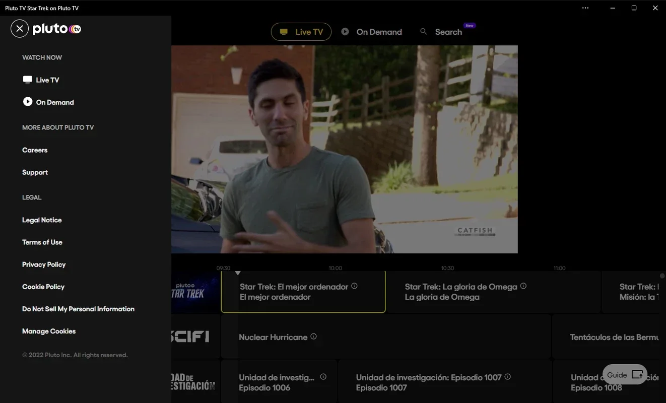 Pluto TV for Windows - Enjoy 24/7 Content