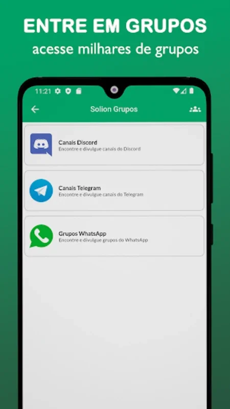 Solion – Seus grupos for Android - Download the App