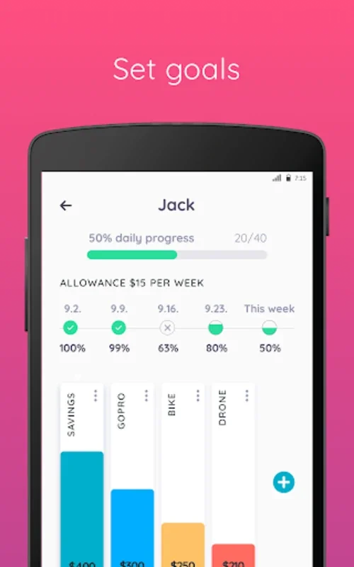 Homey - Chores and Allowance for Android: Teach Kids Finance