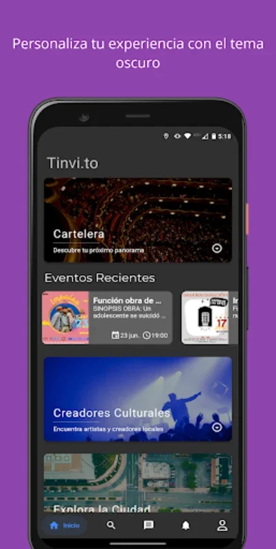 Tinvi.to for Android: Explore Maule's Culture