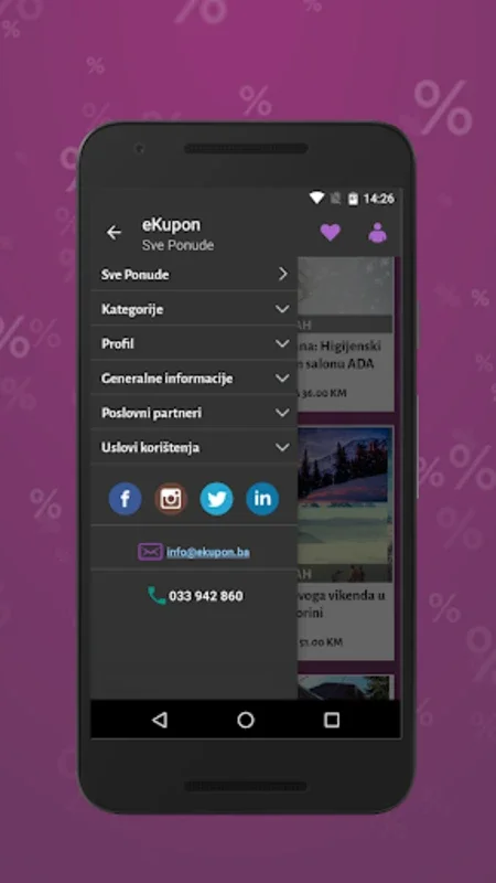 eKupon.ba for Android - Maximize Savings on Various Deals
