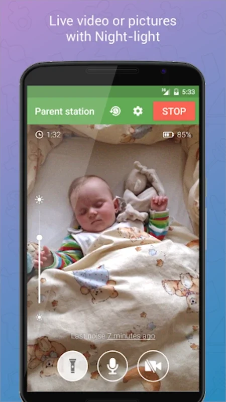 Baby Monitor 3G (Trial) for Android - Reliable Monitoring