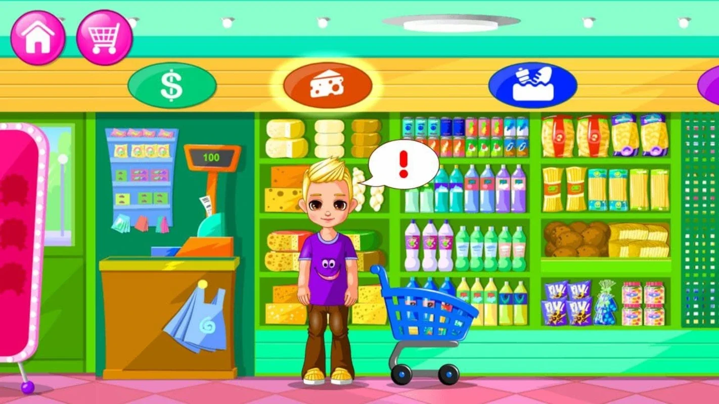 Supermarket Game 2 for Android: Fun Supermarket Tasks