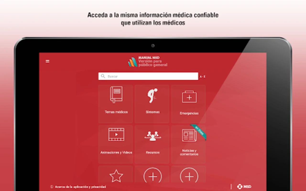 Manual MSD público general for Android: Comprehensive Health Info