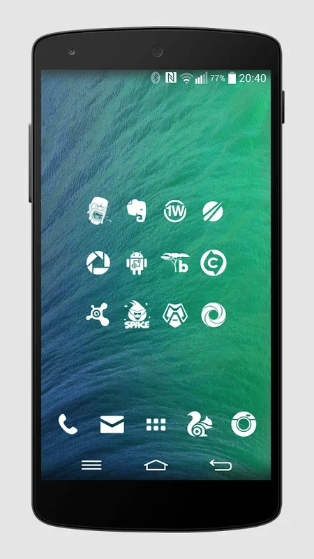 Whicons for Android - Add Elegance with White Icons