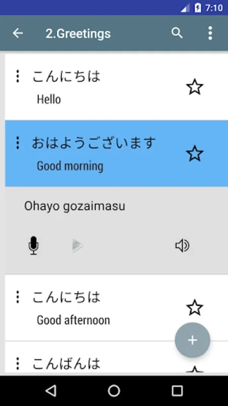 speak Japanese phrases for Android - Learn Basic Japanese