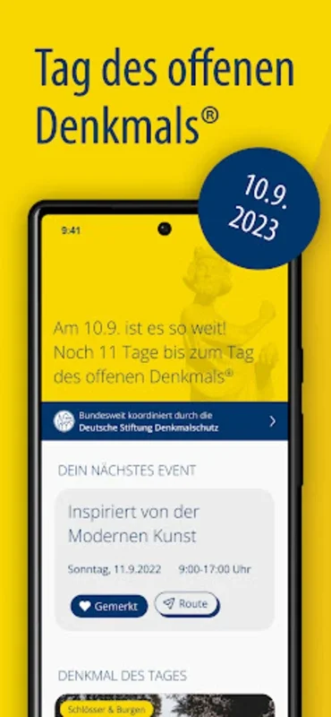 Tag des offenen Denkmals for Android - Explore German Heritage