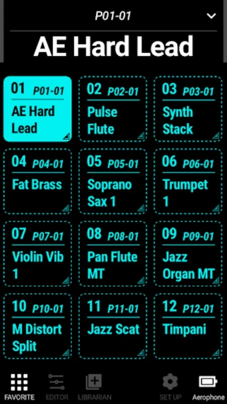 Aerophone Pro Editor for Android: Customize Digital Wind Sounds