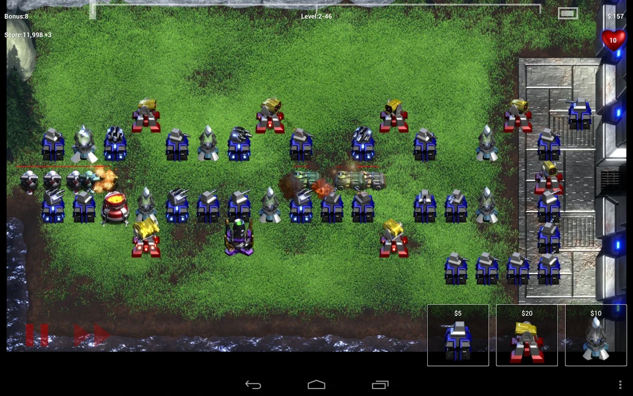 Robo Defense FREE for Android - Strategic Tower Defense