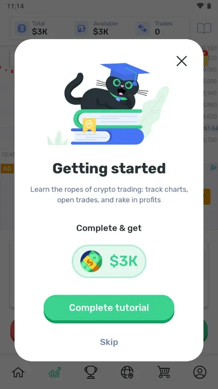 Cryptomania for Android - Dive into Cryptocurrency Trading