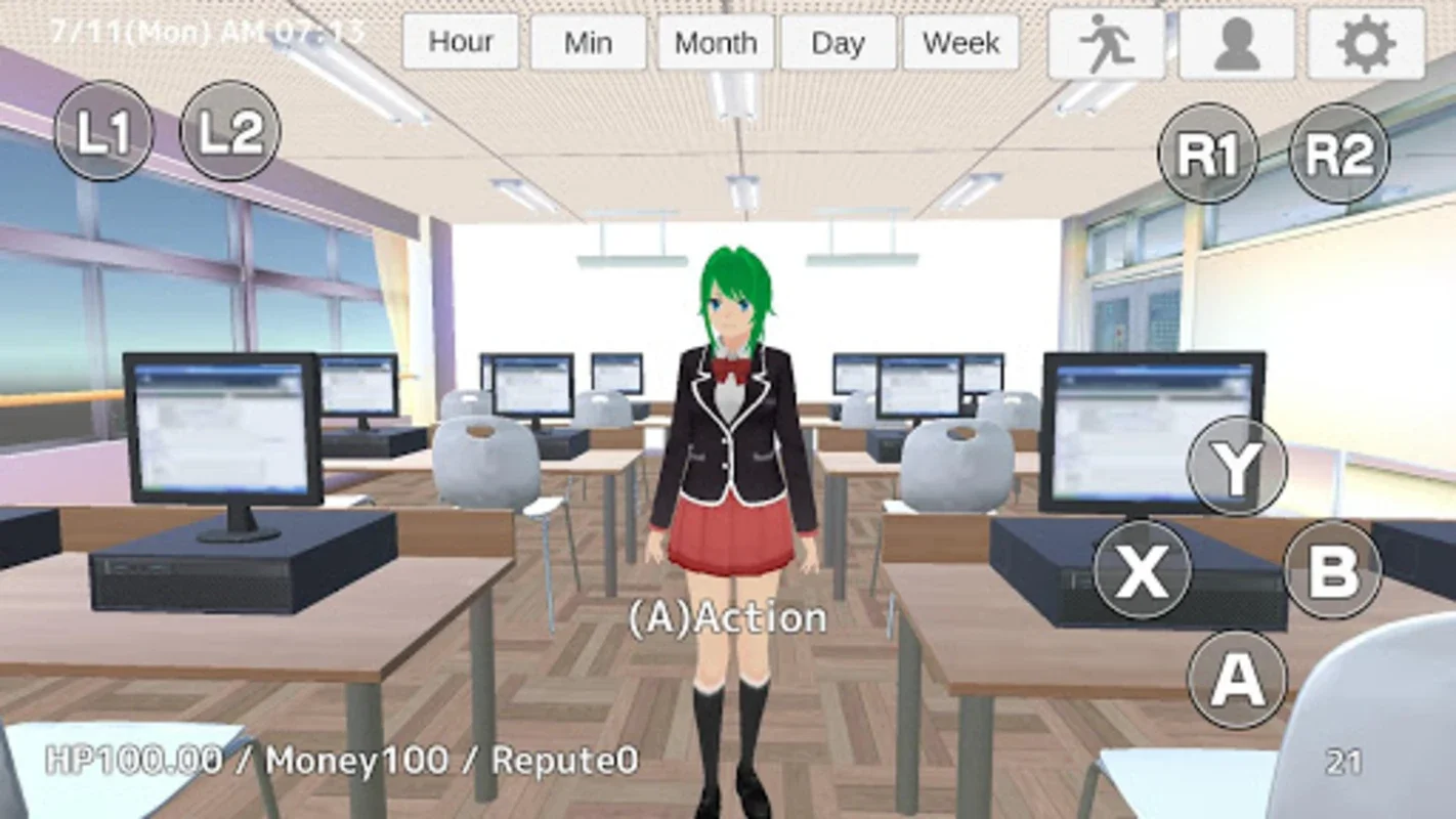 School Out Simulator2 for Android - Immerse in Dynamic High School Life