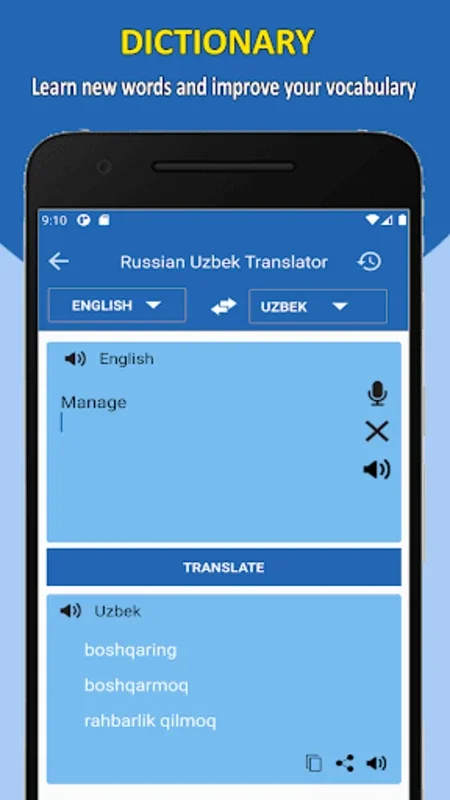 O'Zbekcha Ruscha Tarjimon for Android - Efficient Translation & Learning