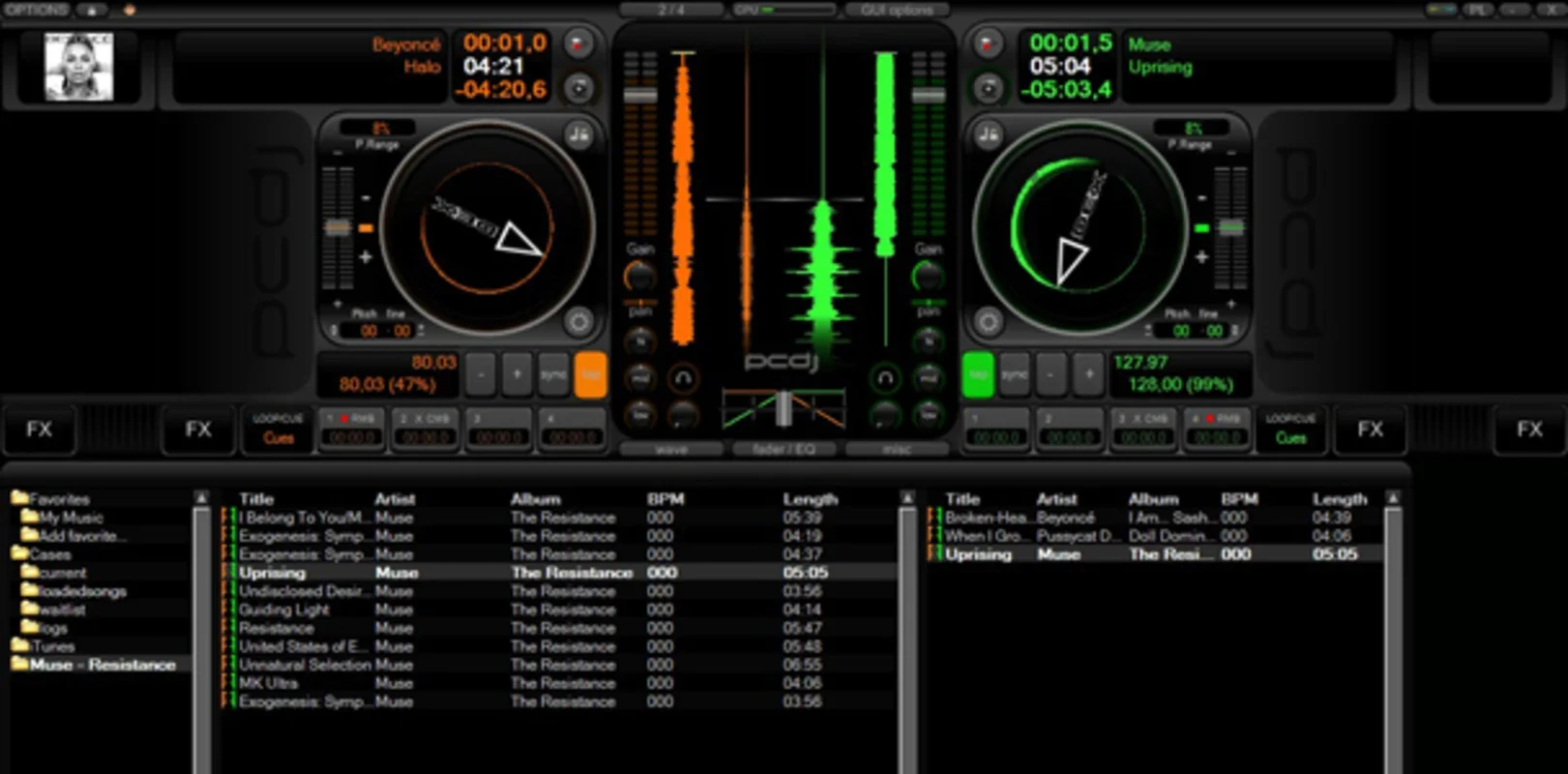 PCDJ DEX for Windows - Professional DJ Software