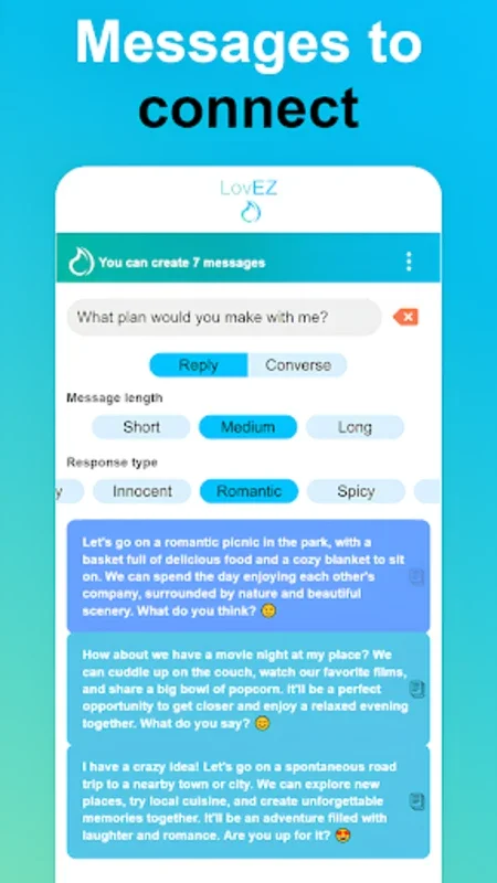 LovEZ: AI Dating Assistant for Android - Ideal for Social and Dating Conversations