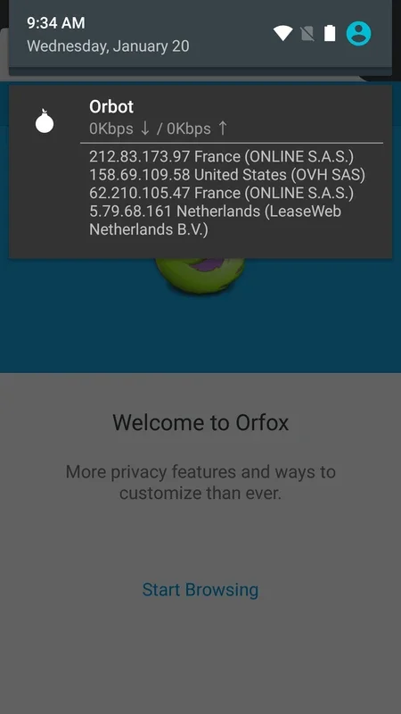 Orfox: Tor Browser for Android - Secure and Private Browsing