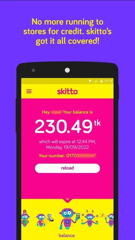 Skitto for Android - Manage Your Mobile Connection