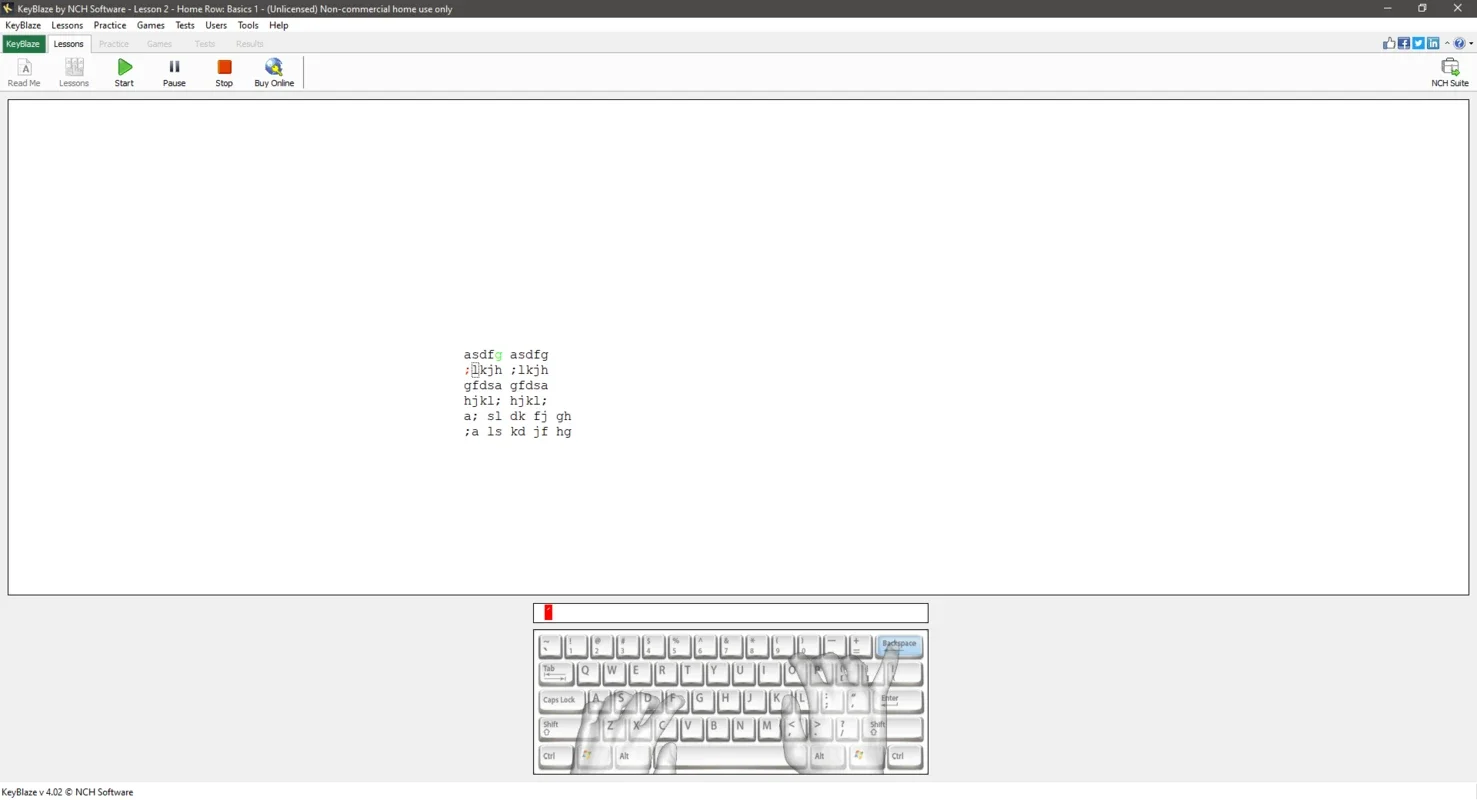 KeyBlaze Free Typing Tutor for Windows - Enhance Typing Skills
