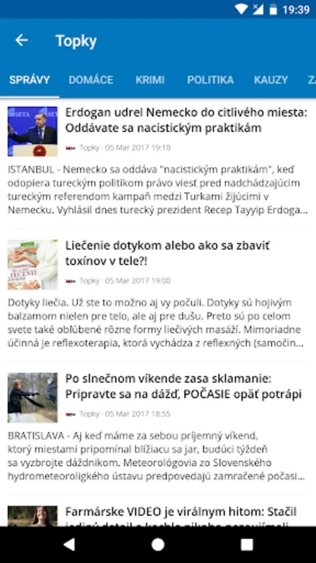 Slovakia News (Správy) for Android - Stay Informed