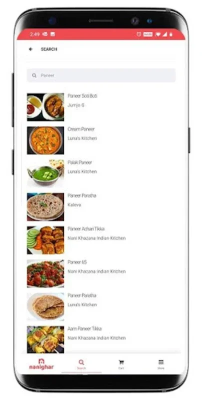 Nanighar for Android: Order Local Homemade Meals