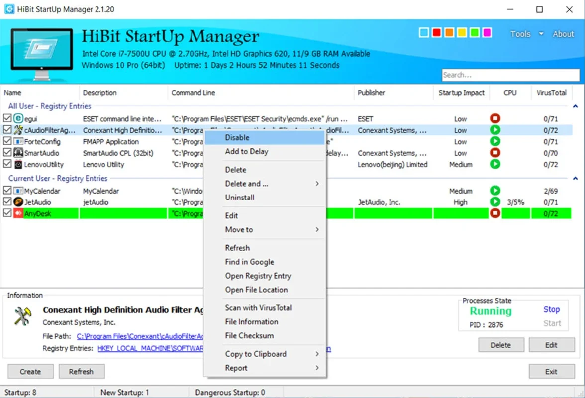 HiBit Startup Manager for Windows: Optimize Startup