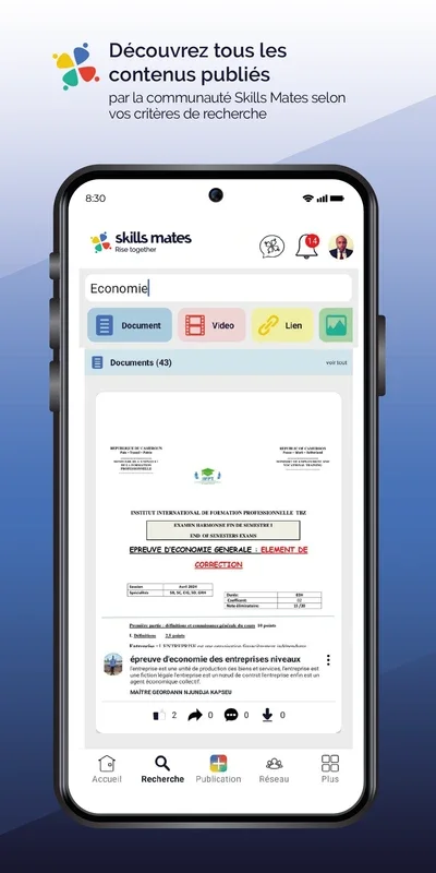 Skills Mates for Android: Empowering Student Knowledge Sharing