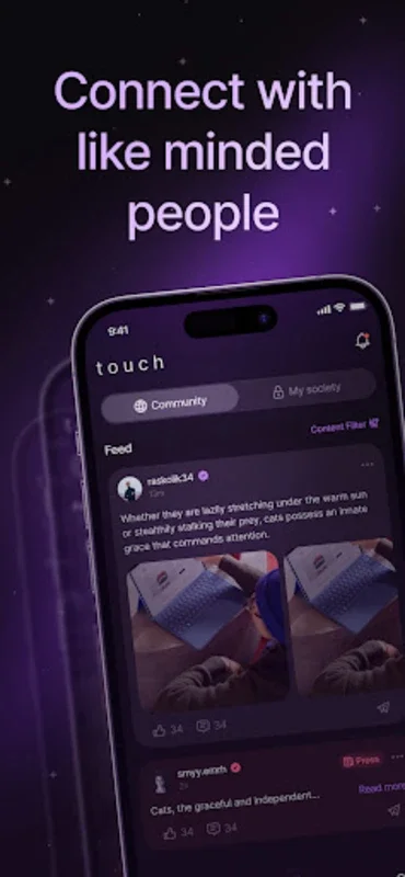 Touchapp - Meaningful Sharing for Android: Global, Meaningful Social Connections