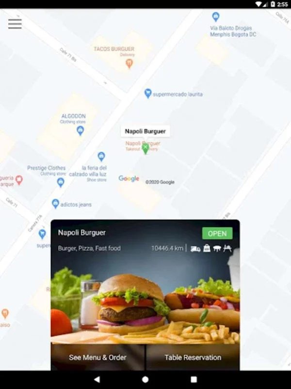 Napoli Burguer for Android - Effortless Burger Ordering