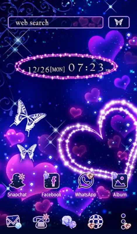 Electric Love for Android - Personalize with Neon Love