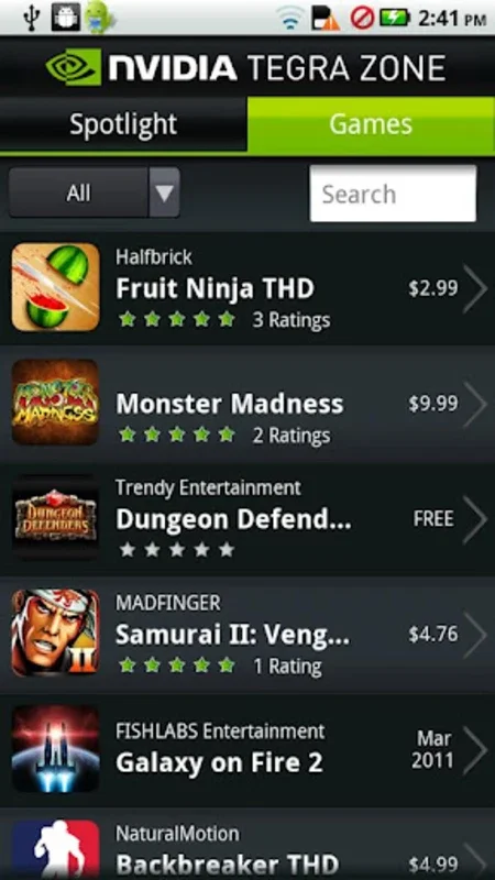 NVIDIA TegraZone for Android - Unlock the Best Games