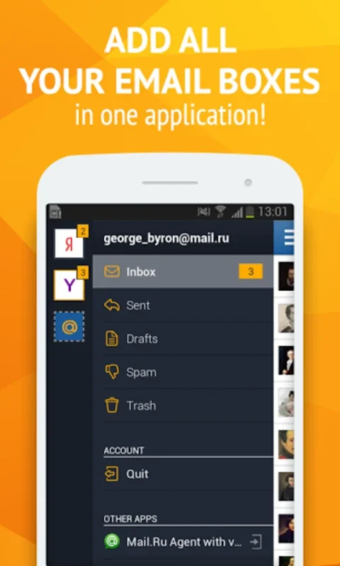 Mail.Ru for Android - Manage All Your Email Accounts