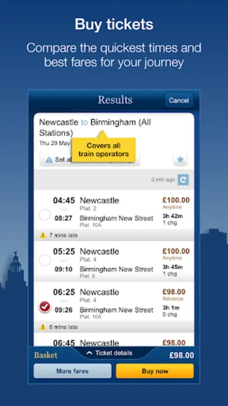 National Rail for Android - Efficient Train Travel in the UK