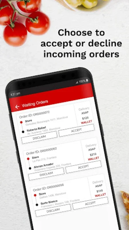 Menu2go Courier for Android - Seamless Food Delivery