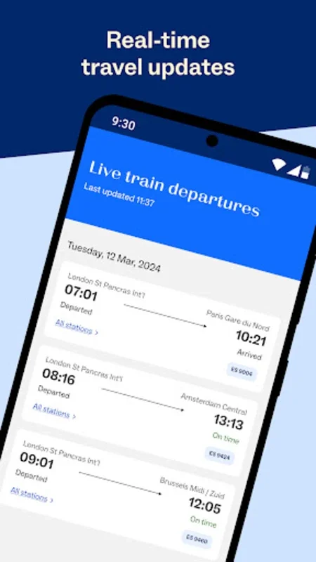 Eurostar for Android - High-Speed Train Travel Companion