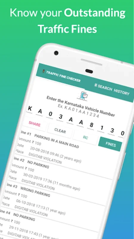 Bangalore Traffic -Check Fines for Android - Download the APK from AppHuts