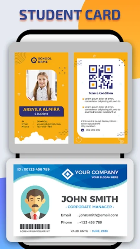 Student Id Card Maker for Android - Create Professional Cards Offline