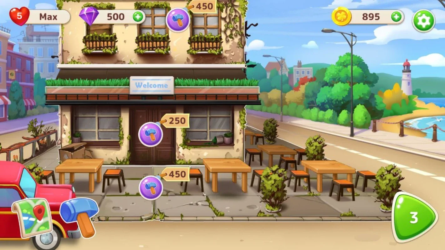 Town Blast: City Renovation for Android - Engaging City Builder