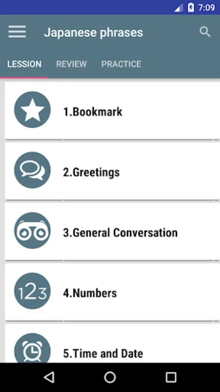 speak Japanese phrases for Android - Learn Basic Japanese