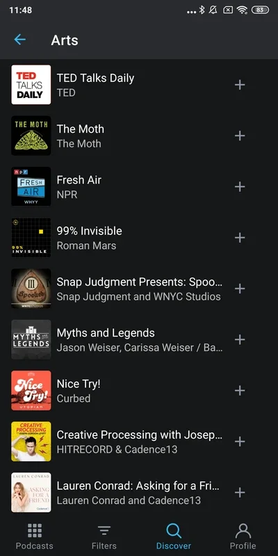 Pocket Casts for Android - No Downloading Required