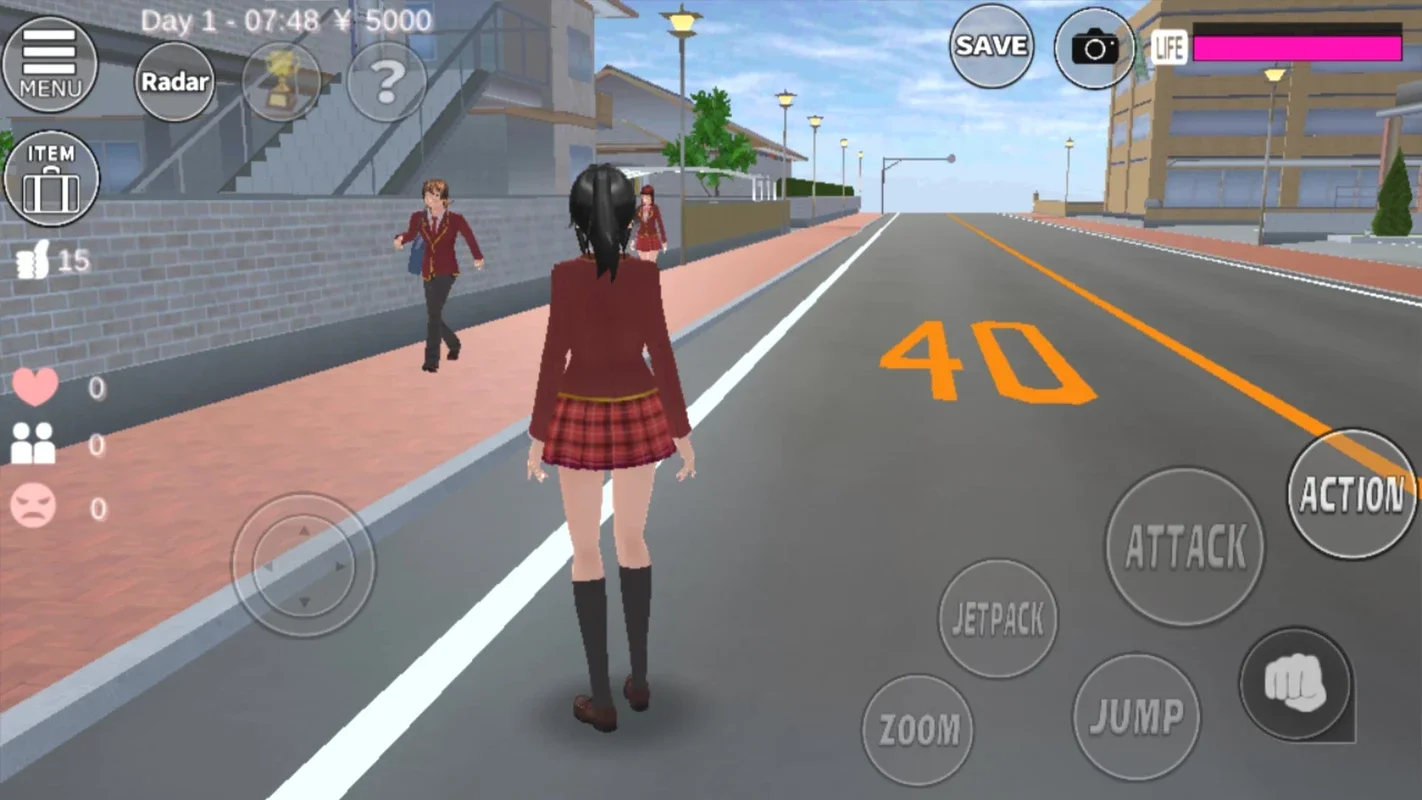 SAKURA School Simulator for Android - Explore the Crazy High School