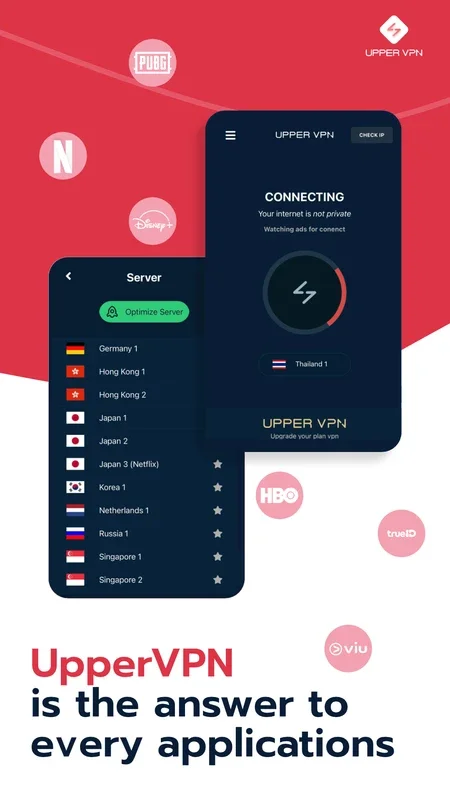 UpperVPN for Android - Secure VPN Solution