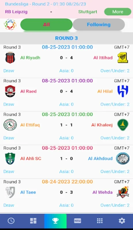 Saudi Pro Matches for Android - Stay Updated on the League