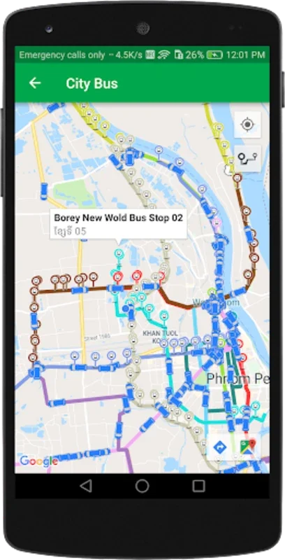 City Bus Official for Android - Enhance Commuting in Phnom Penh