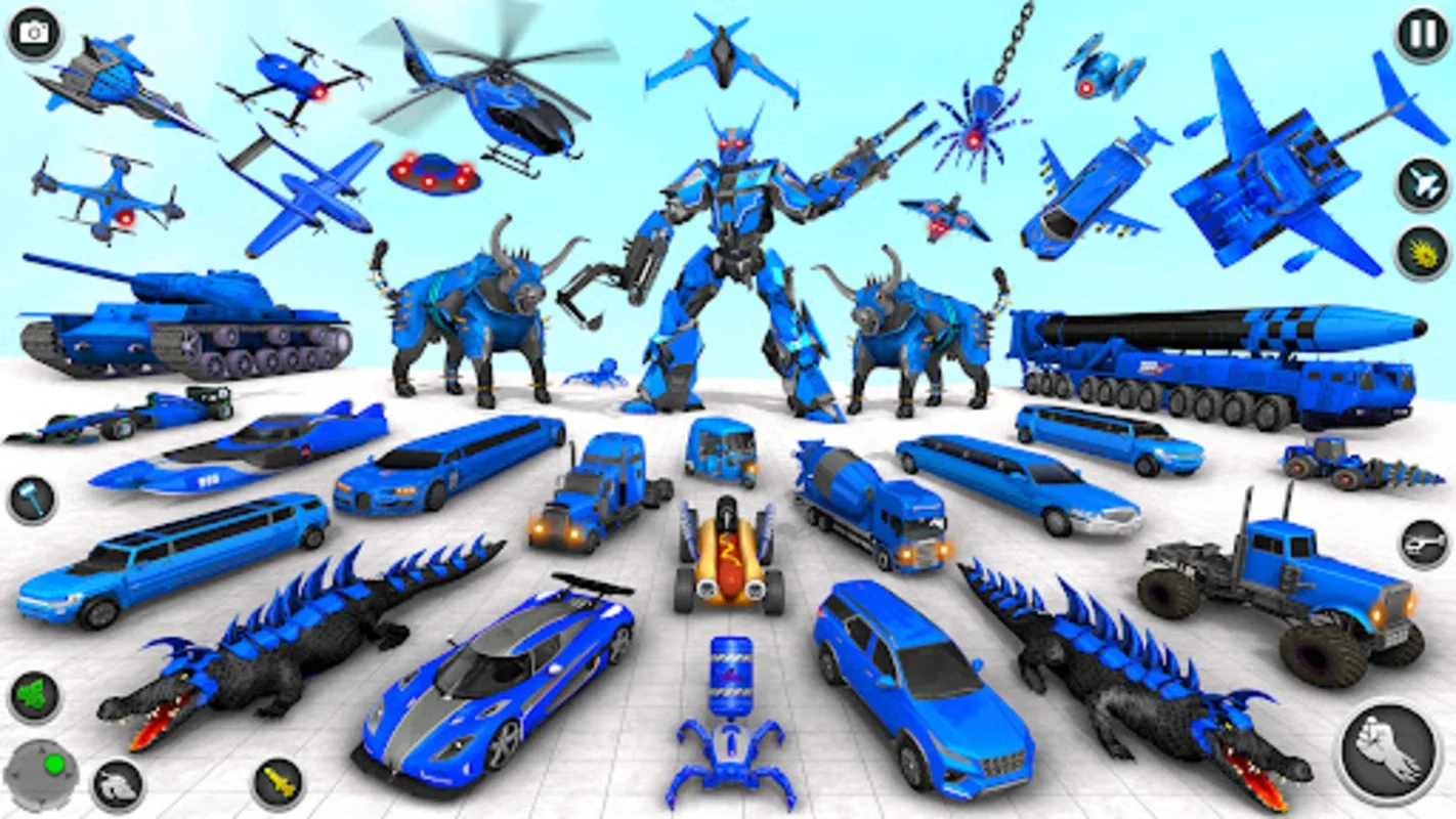 Bull Robot Car Game: Android's Action-Packed Mech Arena