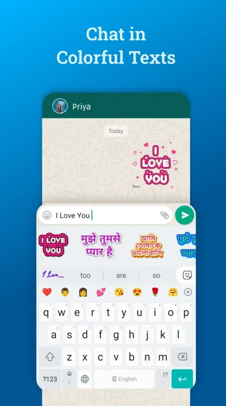 Bobble Keyboard for Android: AI-Powered Messaging with Stickers and Custom Fonts