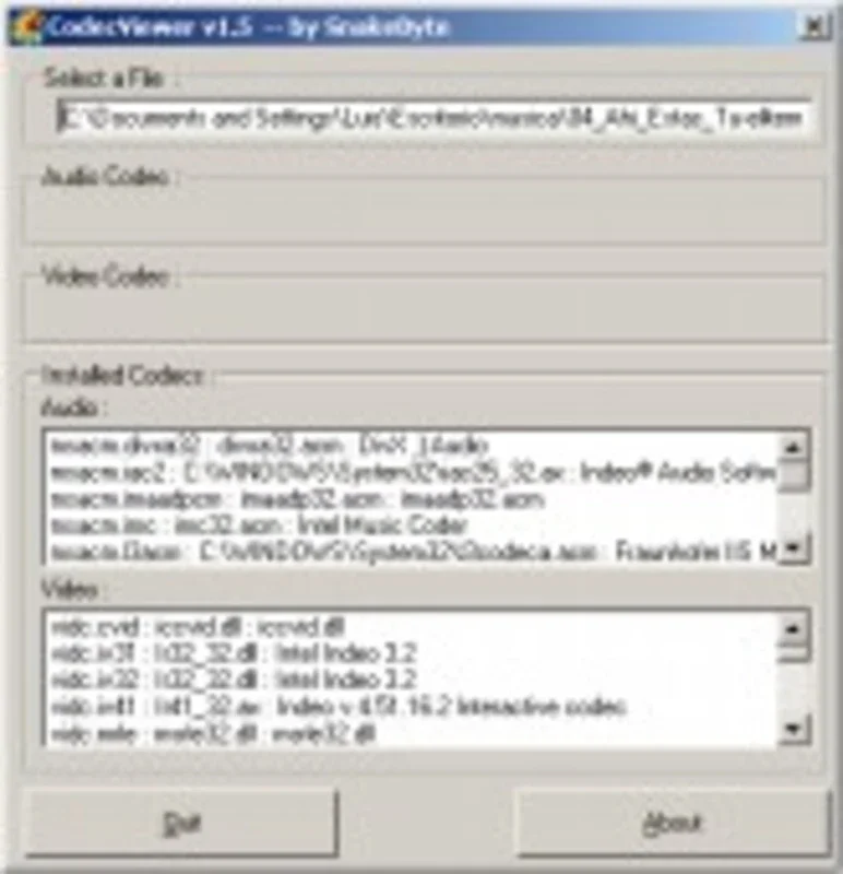 CodecViewer for Windows - Simplify Codec Management